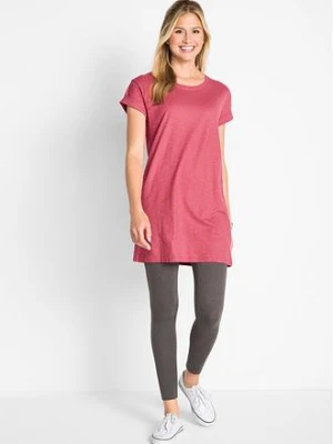 Długi shirt  z czystej bawełny bonprix