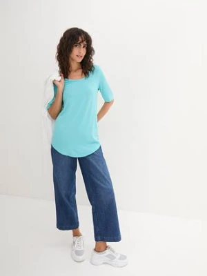 Długa bluzka z miękkiej wiskozy bonprix