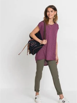 Długi shirt z mieszanki wiskozy bonprix