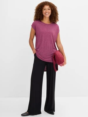 Długi shirt z mieszanki wiskozy bonprix