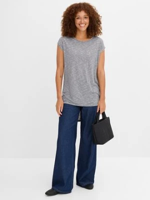 Długi shirt z mieszanki wiskozy bonprix