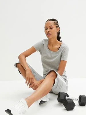 Długi shirt z napisem (2 szt.) bonprix