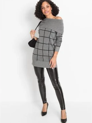 Długi sweter bonprix