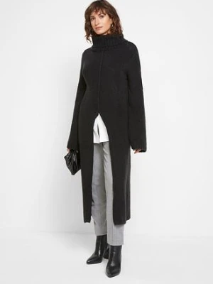 Długi sweter do noszenia na różne sposoby bonprix