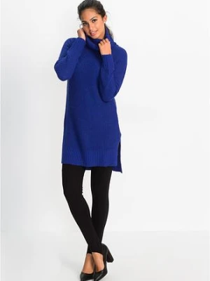 Długi sweter dzianinowy bonprix