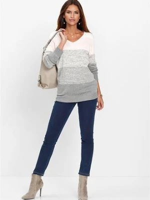 Długi sweter z kaszmirem bonprix