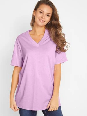 Zdjęcie produktu Długi T-shirt (5 szt.) BonPrix różowy