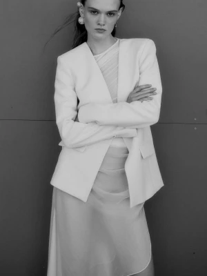 Długi top z drapowaniem PATRIZIA PEPE