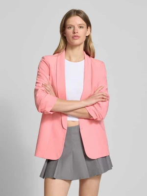Długi żakiet o kroju regular fit z dodatkiem wiskozy model ‘BOSELLA’ Pieces