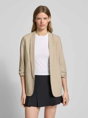Długi żakiet o kroju regular fit z dodatkiem wiskozy model ‘BOSELLA’ Pieces