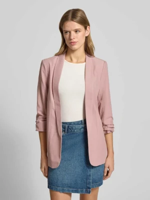 Długi żakiet o kroju regular fit z dodatkiem wiskozy model ‘BOSELLA’ Pieces