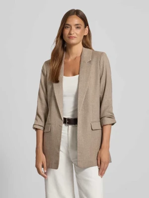 Długi żakiet o kroju regular fit z dodatkiem wiskozy model ‘FRIDA’ Vero Moda