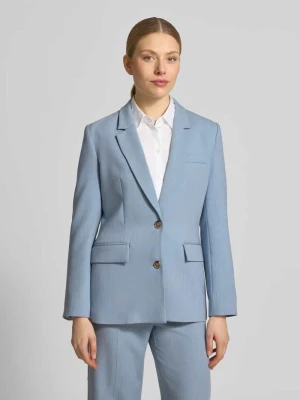 Długi żakiet o kroju regular fit z kołnierzem z połami model 'RITA' Selected Femme