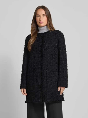 Długi żakiet o kroju regular fit z mieszanki bawełny model ‘JOKILA’ Boss