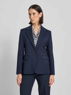 Długi żakiet o kroju shaped fit z czystej żywej wełny model ‘LAMINE’ Weekend Max Mara