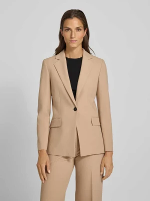 Długi żakiet o kroju sjaped fit z dodatkiem wiskozy model ‘ATANA-2’ HUGO