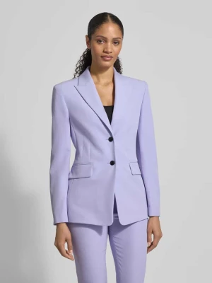 Długi żakiet o kroju slim fit z zaszewkami model ‘ASMALLA-1’ HUGO