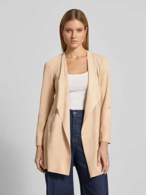 Długi żakiet o luźnym kroju z kieszeniami zapinanymi na zamek błyskawiczny Betty Barclay