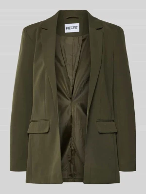 Długi żakiet o luźnym kroju z zaszewkami model ‘BOZZY’ Pieces