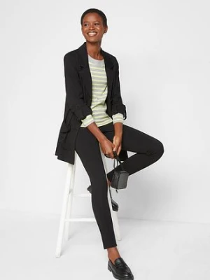 Długi żakiet Punto di Roma z mieszanki wiskozy bonprix