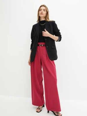 Długi żakiet z bawełnianego dżerseju bonprix