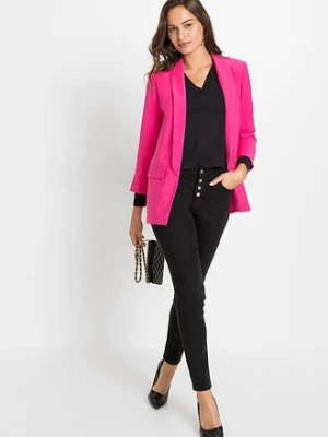 Długi żakiet z mieszanki wiskozy bonprix