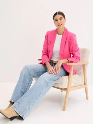 Długi żakiet z mieszanki wiskozy bonprix