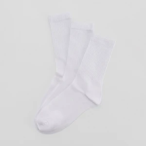 Długie białe skarpetki 3-pak House