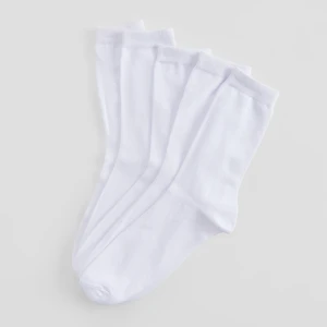Długie białe skarpetki 5-pak House