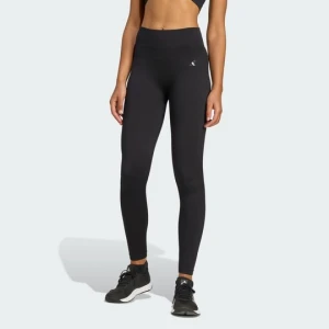 Długie dzianinowe legginsy do ćwiczeń Essentials Adidas czarny