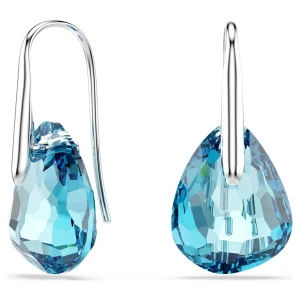 Długie kolczyki Galet, Niebieskie, Powłoka z rodu Swarovski