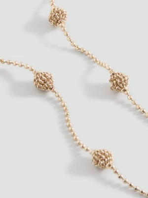 Długie kolczyki złoty - Dziewczyna - Rozmiar uniwersalny - MANGO TEEN