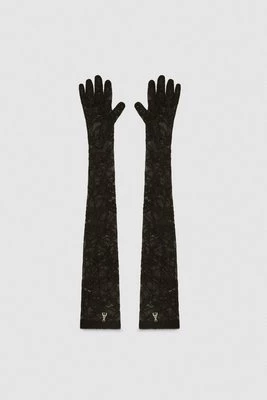 Długie koronkowe rękawiczki ze streczem PATRIZIA PEPE