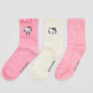Długie skarpetki 3-pak Hello Kitty House