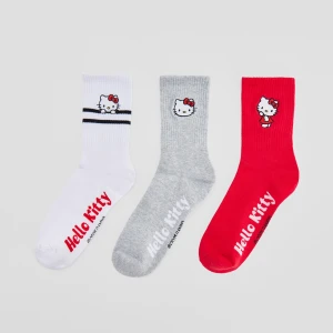 Długie skarpetki 3-pak Hello Kitty House