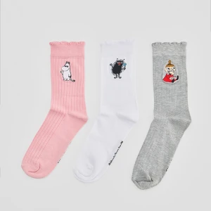 Długie skarpetki 3-pak Moomins House