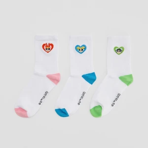 Długie skarpetki 3-pak The Powerpuff Girls House