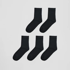 Długie skarpetki 5-pak czarne House