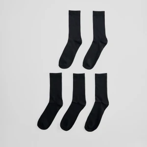 Długie skarpetki 5-pak czarne House