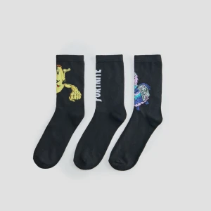 Długie skarpetki Fortnite 3-pak House