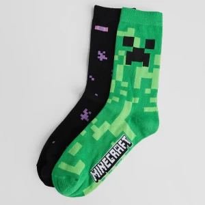 Długie skarpetki Minecraft 2-pak House