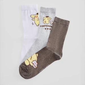 Długie skarpetki Pompompurin 3-pak House