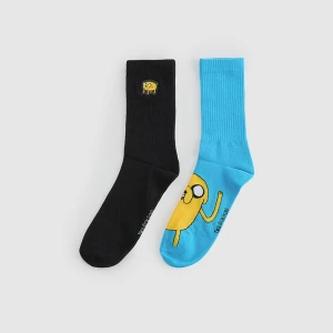Długie skarpetki z motywem Adventure Time 2-pak House
