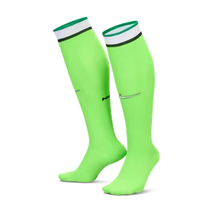 Długie skarpety piłkarskie Nike Dri-FIT ADV Nigeria VaporFast (wersja domowa) - Zieleń