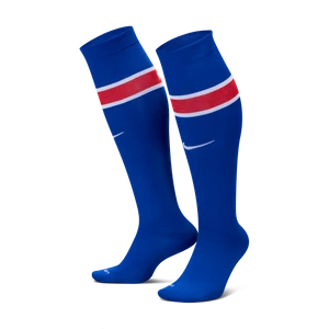 Długie skarpety piłkarskie Nike Dri-FIT ADV Paris Saint-Germain VaporFast (wersja domowa) - Niebieski