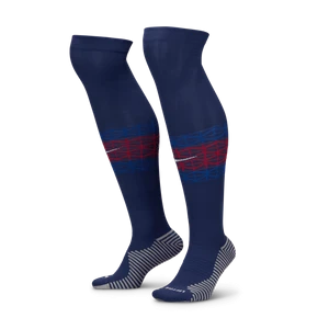 Długie skarpety piłkarskie Nike Dri-FIT Paris Saint-Germain Strike (wersja domowa) - Niebieski