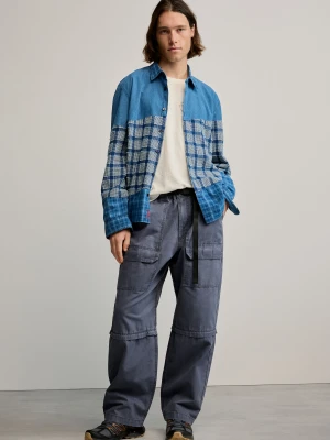 Długie spodnie z bawełny Desigual