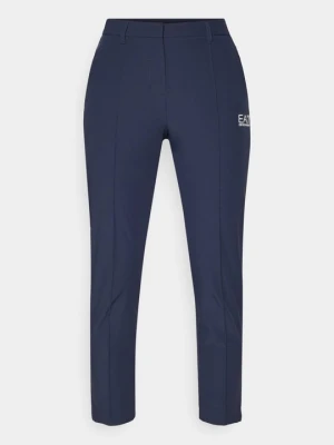 Długie spodnie trekkingowe EA7 Emporio Armani granatowy