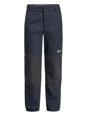Długie spodnie trekkingowe Jack Wolfskin granatowy