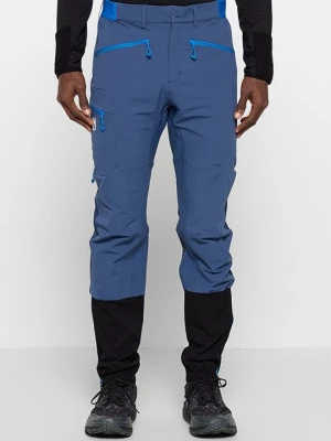 Długie spodnie trekkingowe Millet niebieski denim
